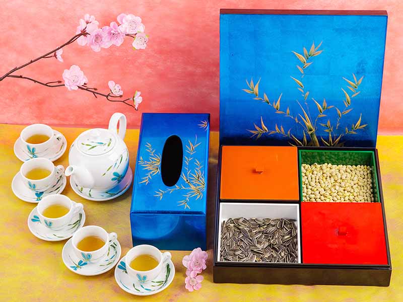 Chụp ảnh sản phẩm quận 9 (bộ đồ trang trí tết)