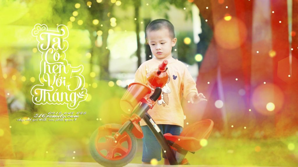 Chụp ảnh cho bé