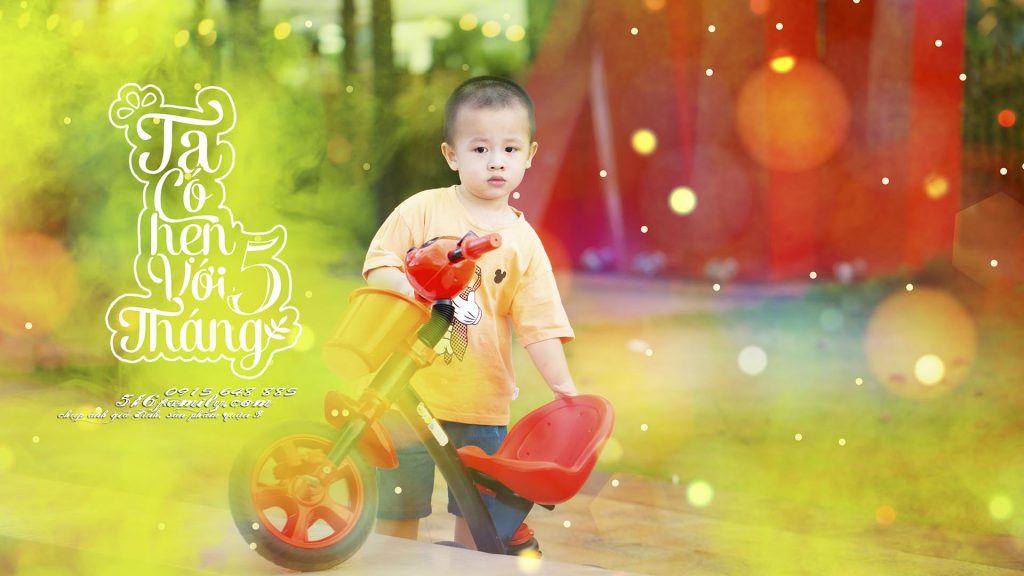 Chụp ảnh cho bé