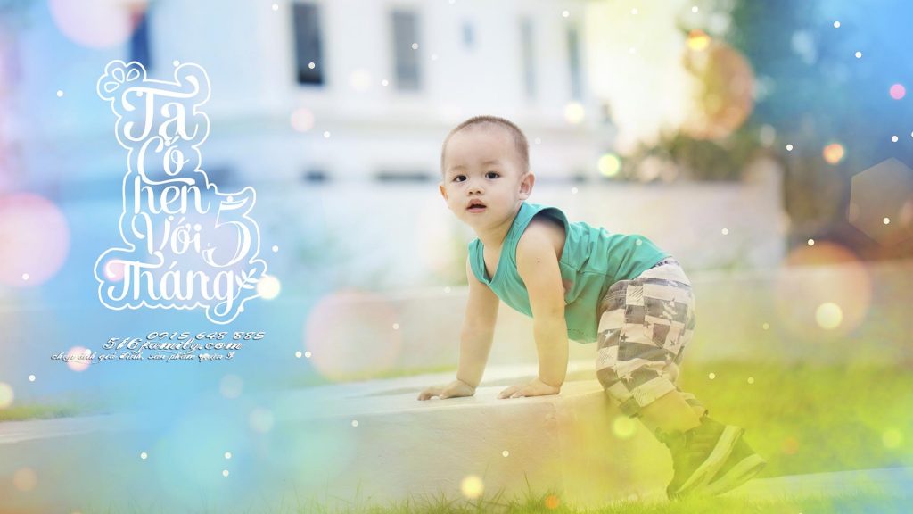 Chụp ảnh cho bé